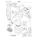 Frigidaire FGEF3036TFF body diagram
