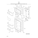 Kenmore 25370505618 doors diagram