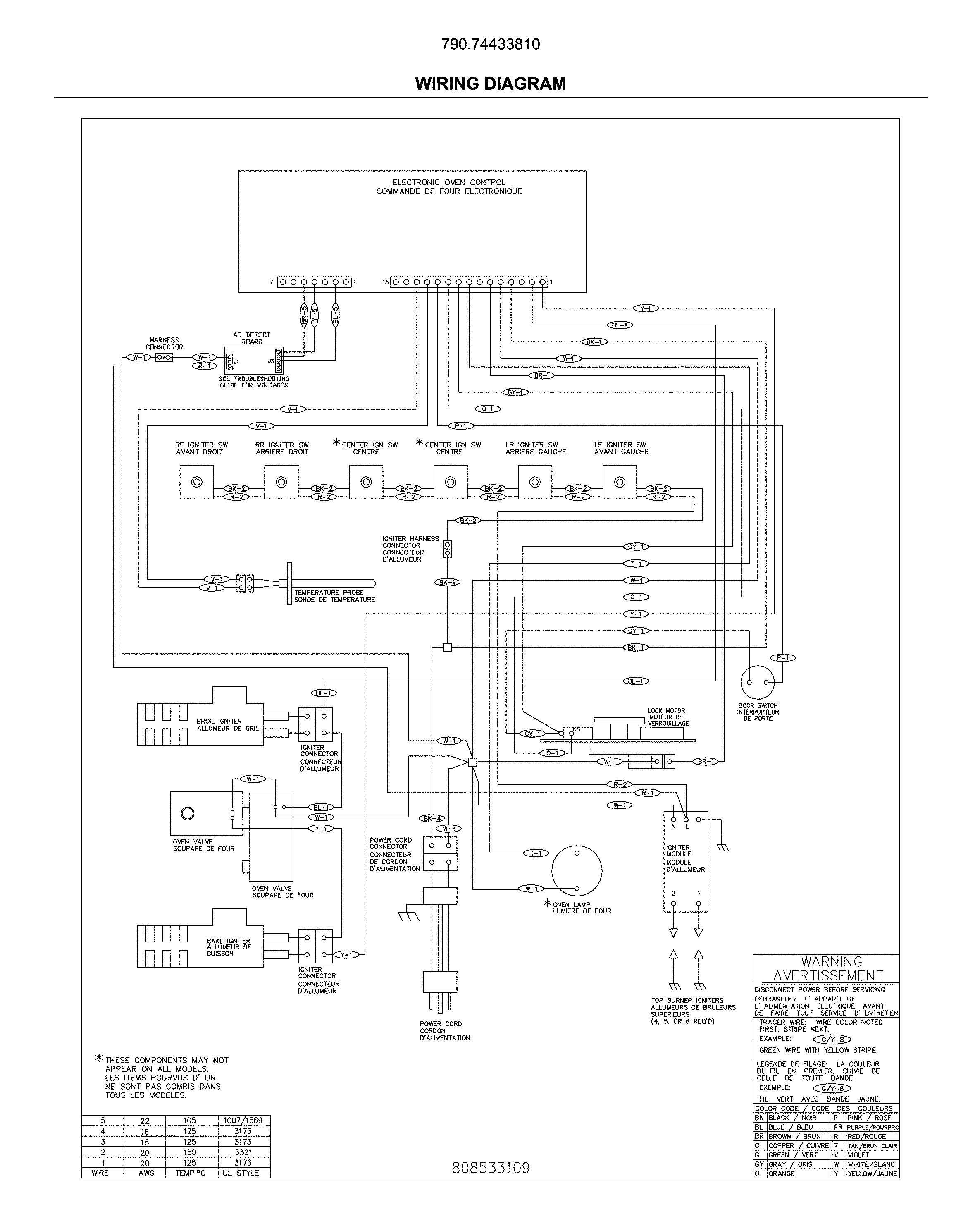 Kenmore 79074433810 wiring diagram diagram