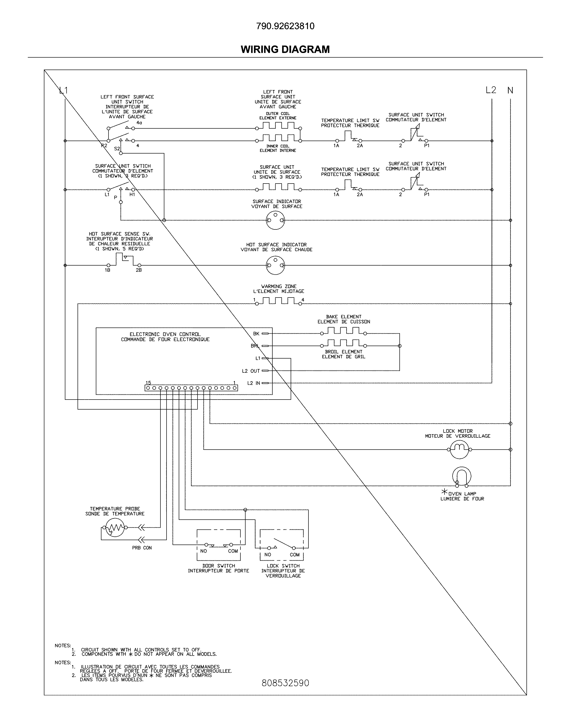 Kenmore 79092623810 wiring diagram diagram
