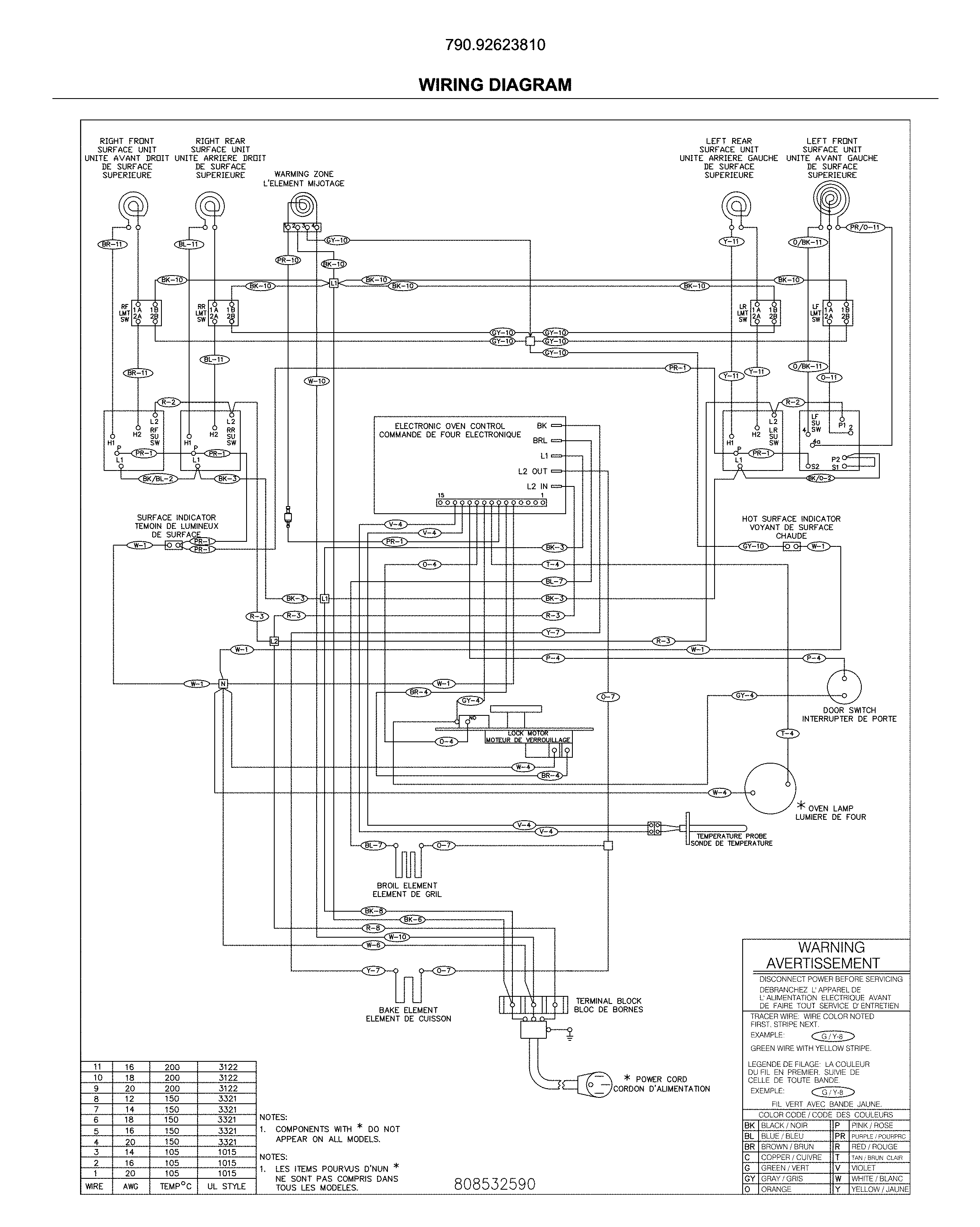Kenmore 79092623810 wiring diagram diagram