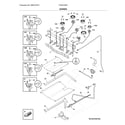 Frigidaire FGGF3036TWC burner diagram