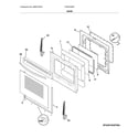 Frigidaire FGGF3036TWC door diagram