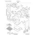 Frigidaire FFEF3054TDG body diagram