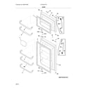 Frigidaire LFTR1821TF4 doors diagram