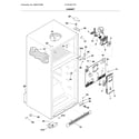 Frigidaire LFTR1821TF4 cabinet diagram