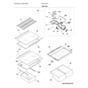 Frigidaire LFTR1821TF4 shelves diagram