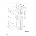 Frigidaire FGTR1837TE2 doors diagram