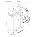 Frigidaire FGTR1837TE2 cabinet diagram