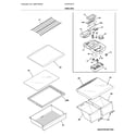 Frigidaire FGTR1837TE2 shelves diagram