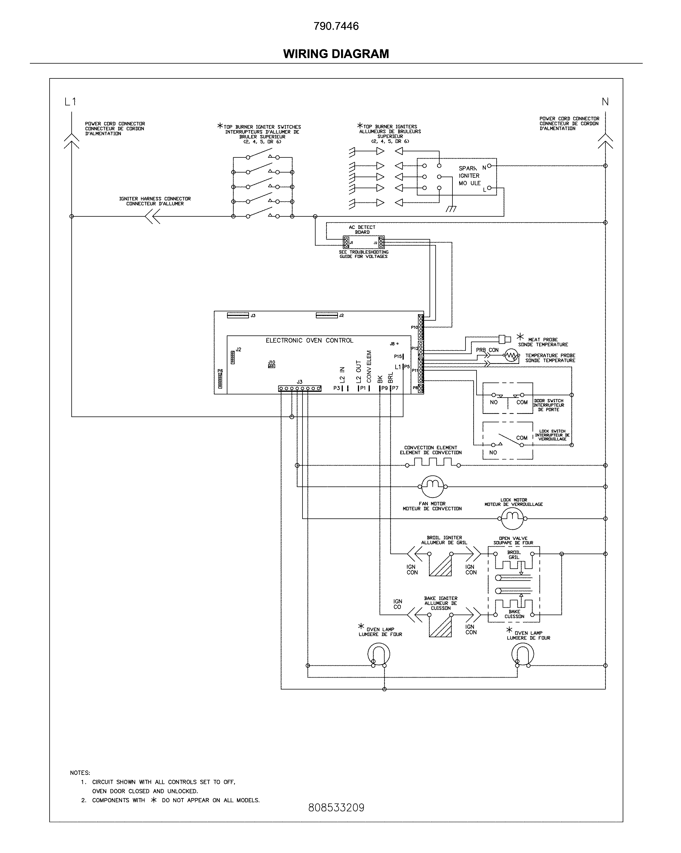 Kenmore 79074463810 wiring diagram diagram