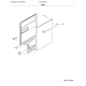Frigidaire FGID2476SF1A door diagram