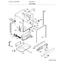 Frigidaire FGID2476SF1A tub & frame diagram