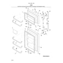 Kenmore 25370505619 doors diagram
