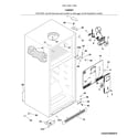 Kenmore 25370505619 cabinet diagram