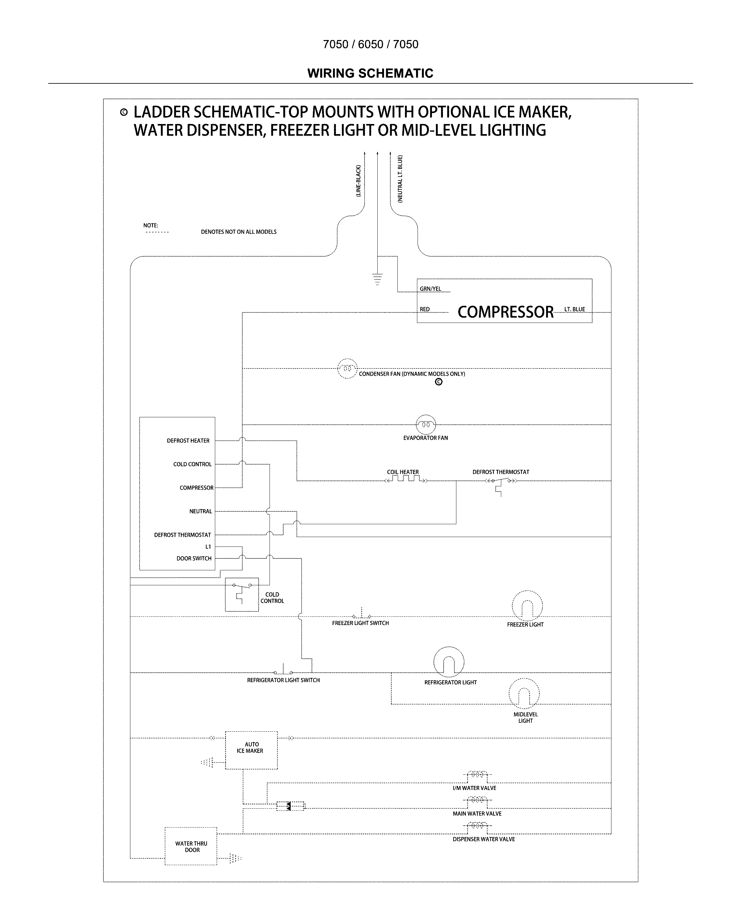 Kenmore 25370505619 wiring schematic diagram