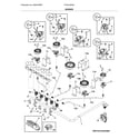 Frigidaire FGGC3645QSD burner diagram