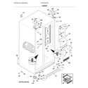 Frigidaire FFSC2323TS0 cabinet diagram