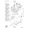 Frigidaire FFGF3054TDD burner diagram