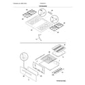 Frigidaire FFGF3012TWC top/drawer diagram