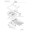 Frigidaire LGEF3046TFH top/drawer diagram