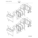 Frigidaire FGET2766UDA doors diagram