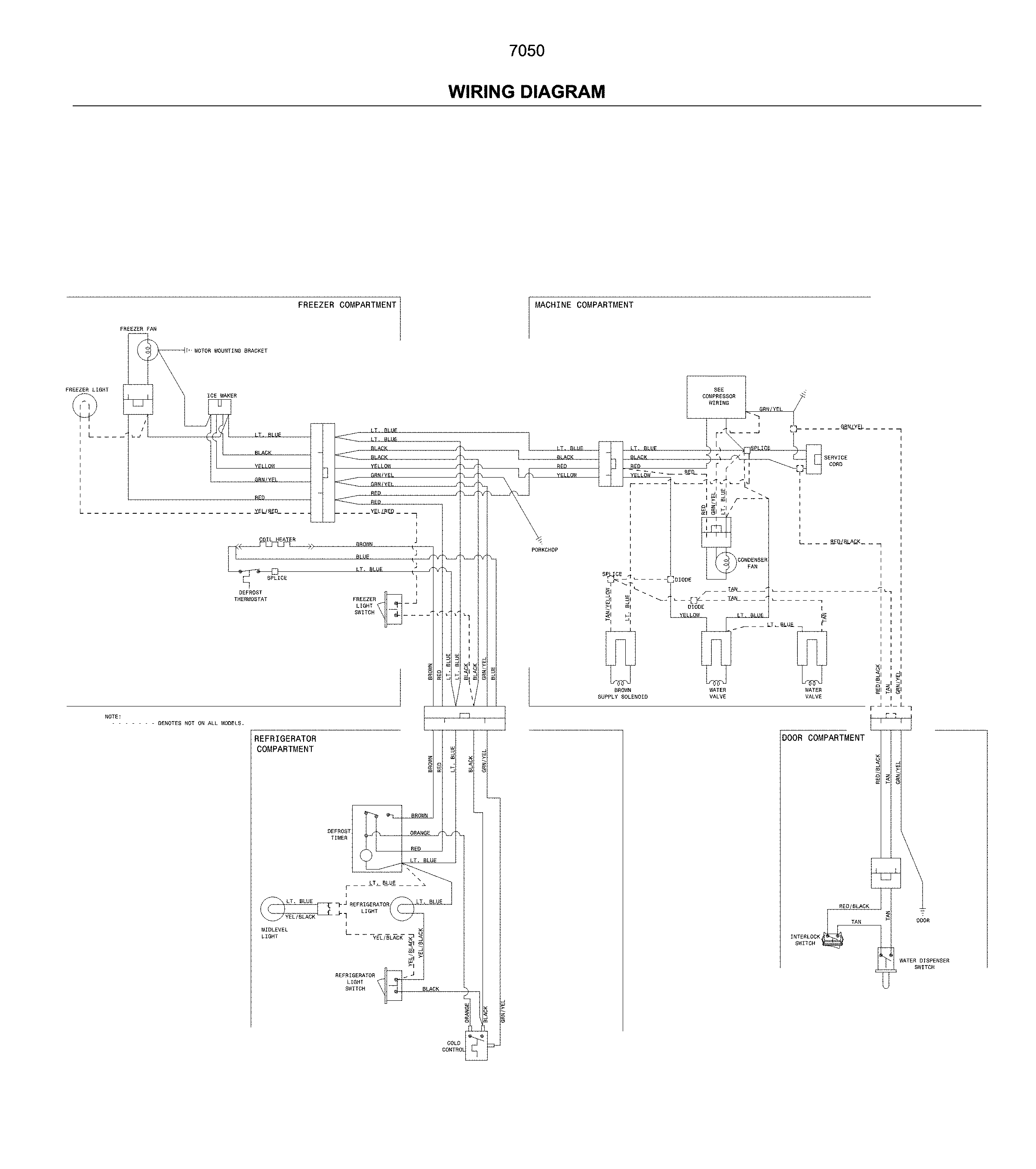 Kenmore 2537050561A wiring diagram diagram