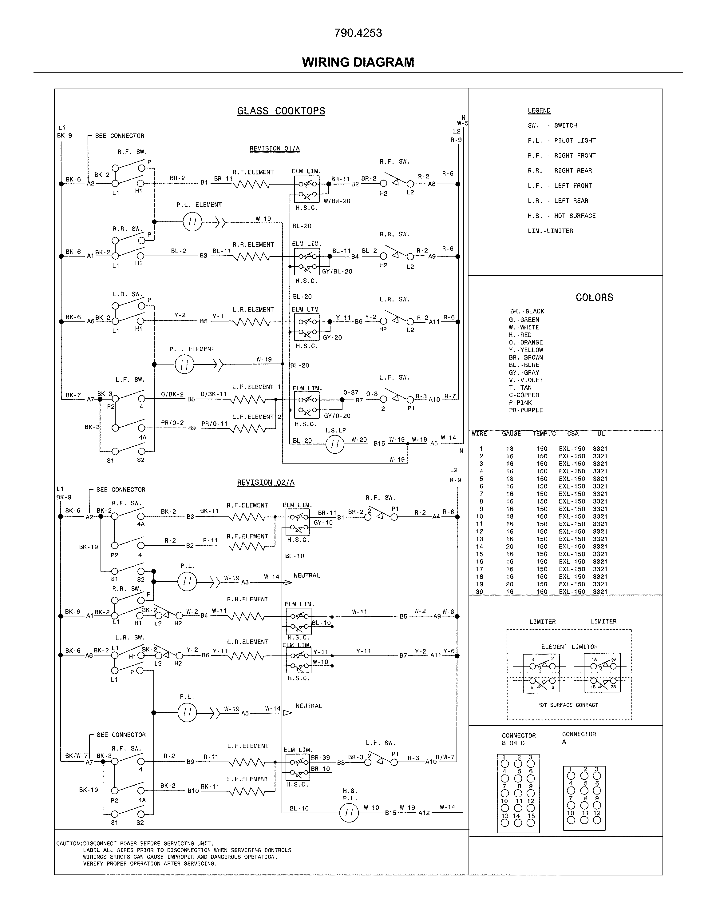 Kenmore 7904253131A wiring diagram diagram