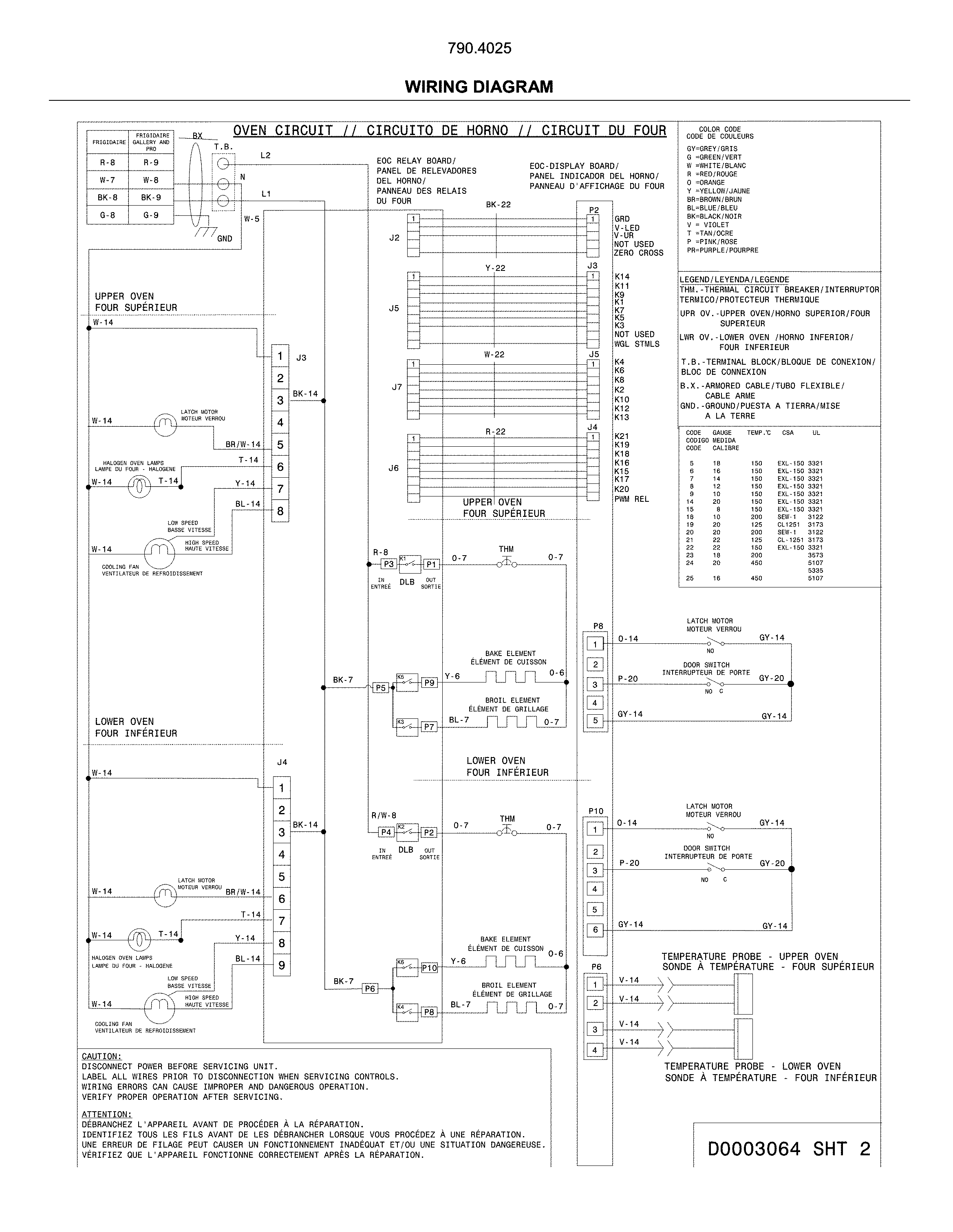 Kenmore 79040259414 wiring diagram diagram