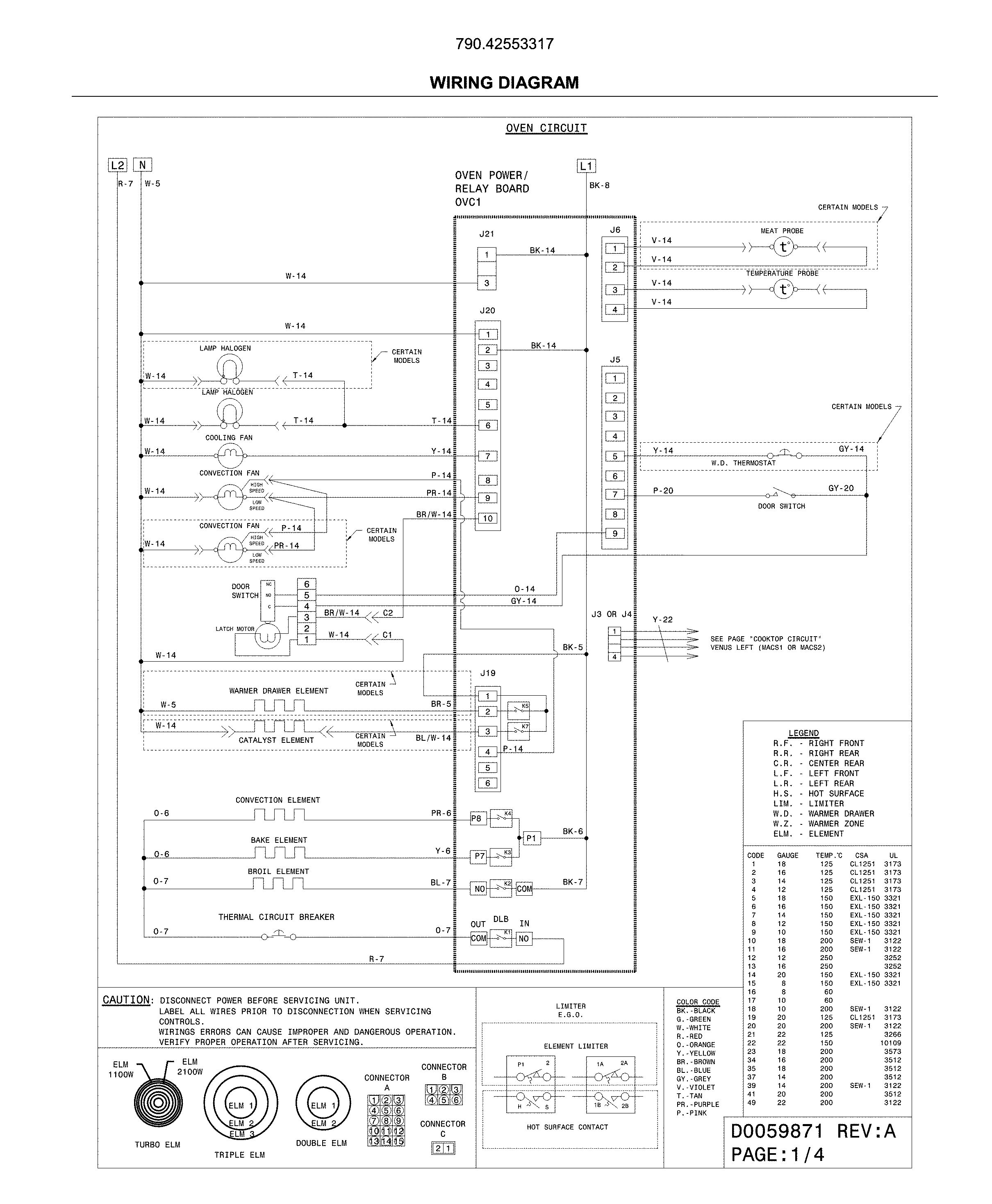 Kenmore Elite 79042553317 wiring diagram diagram
