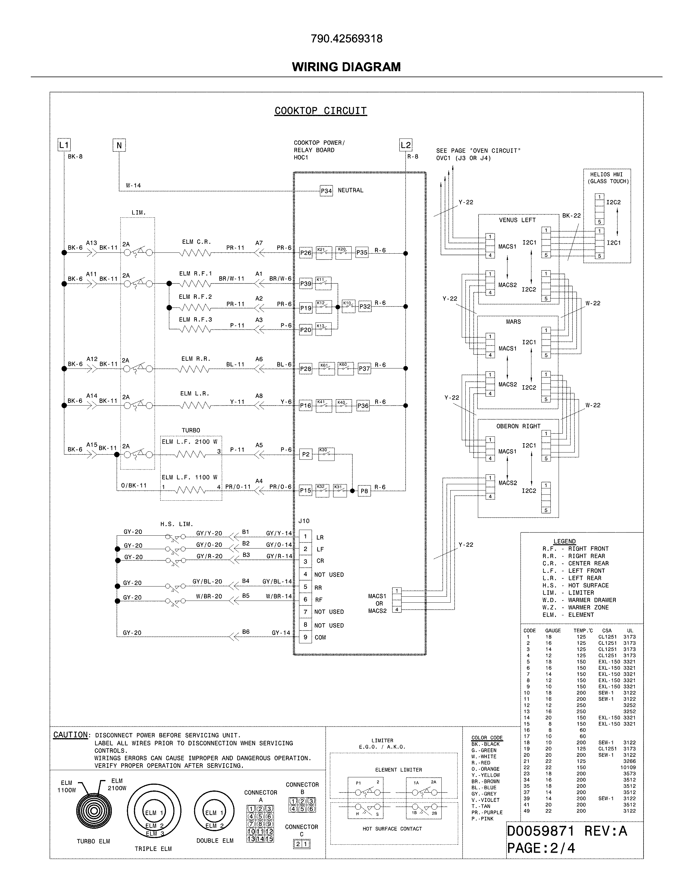 Kenmore Elite 79042569318 wiring diagram diagram
