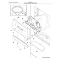 Frigidaire LGHD2369TD2 controls & ice dispenser diagram