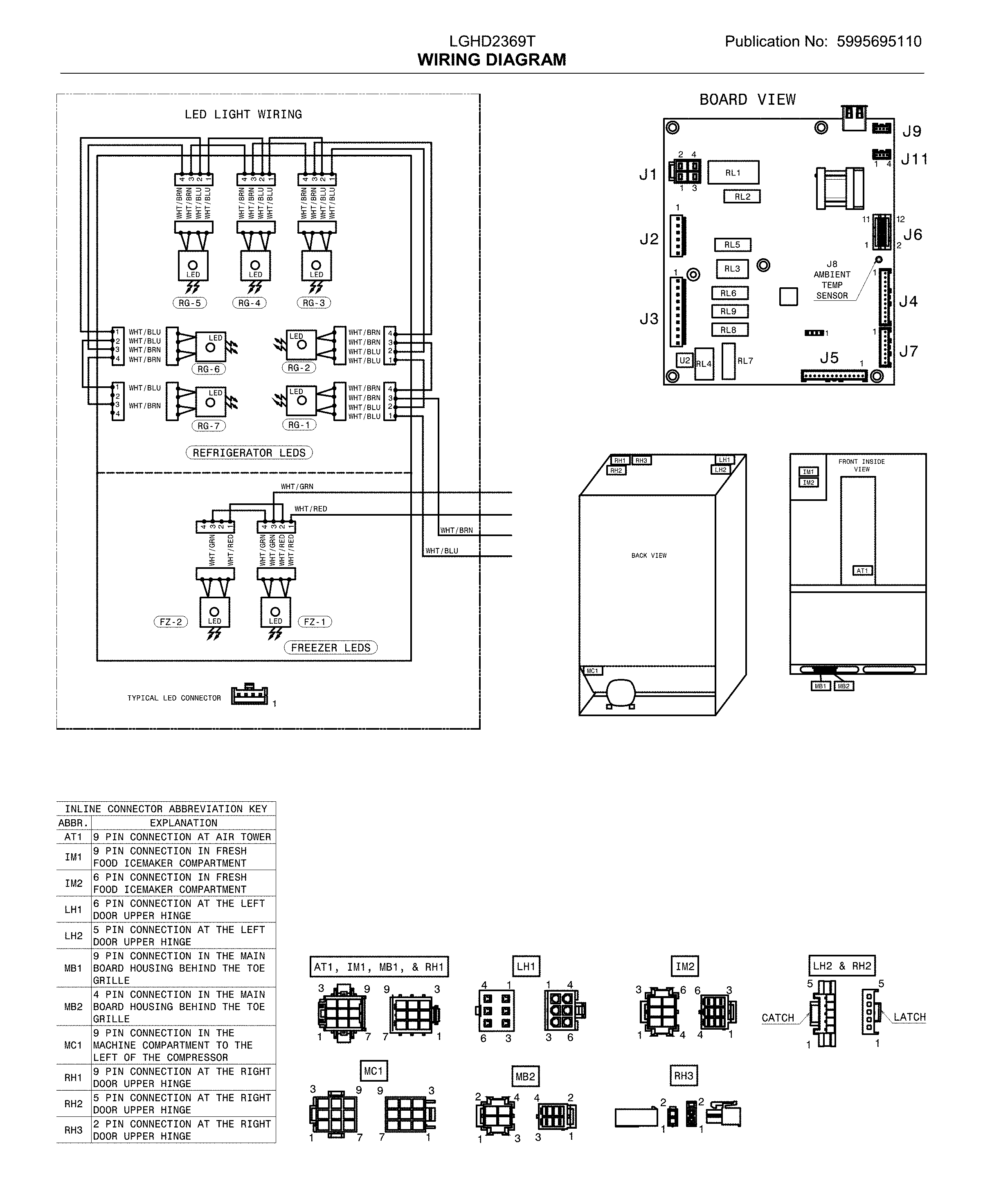 Frigidaire LGHD2369TF2 wiring diagram diagram