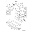 Frigidaire LGHD2369TD3 shelves diagram