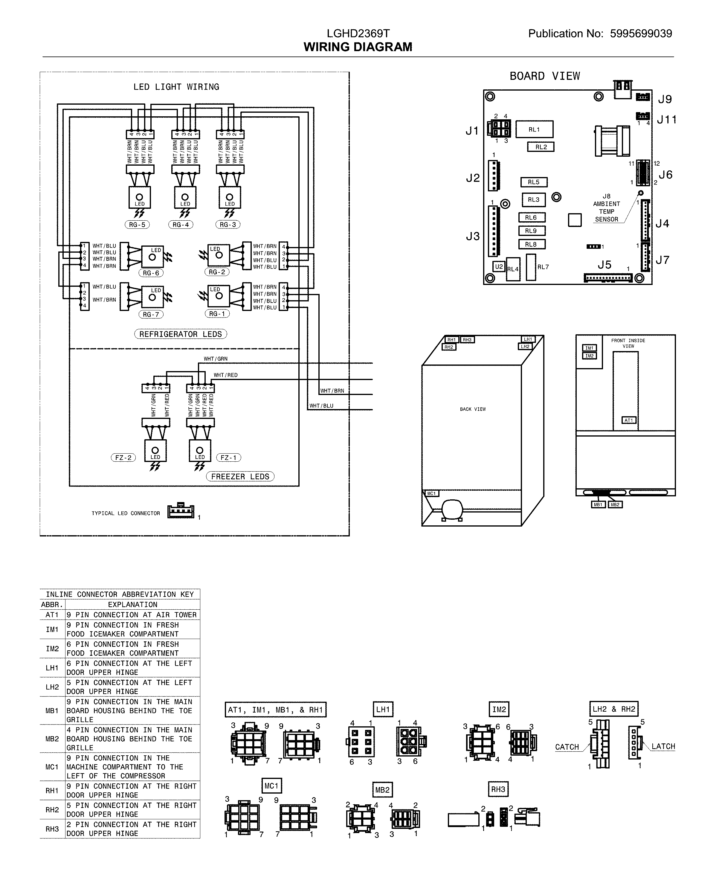 Frigidaire LGHD2369TD3 wiring diagram diagram