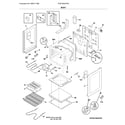 Frigidaire FFEF3054TWG body diagram