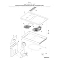 Kenmore Elite 79044123511 main top/surface units diagram