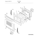 Frigidaire FGGF3036TBD door diagram