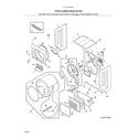 Kenmore 41771712512 upper cabinet/drum heater diagram