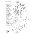 Frigidaire FFGF3056TSD burner diagram