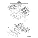 Kenmore 79074455810 top/drawer diagram