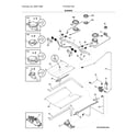 Frigidaire FFGH3051VSA burner diagram