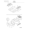Frigidaire FFGF3016TMA top/drawer diagram