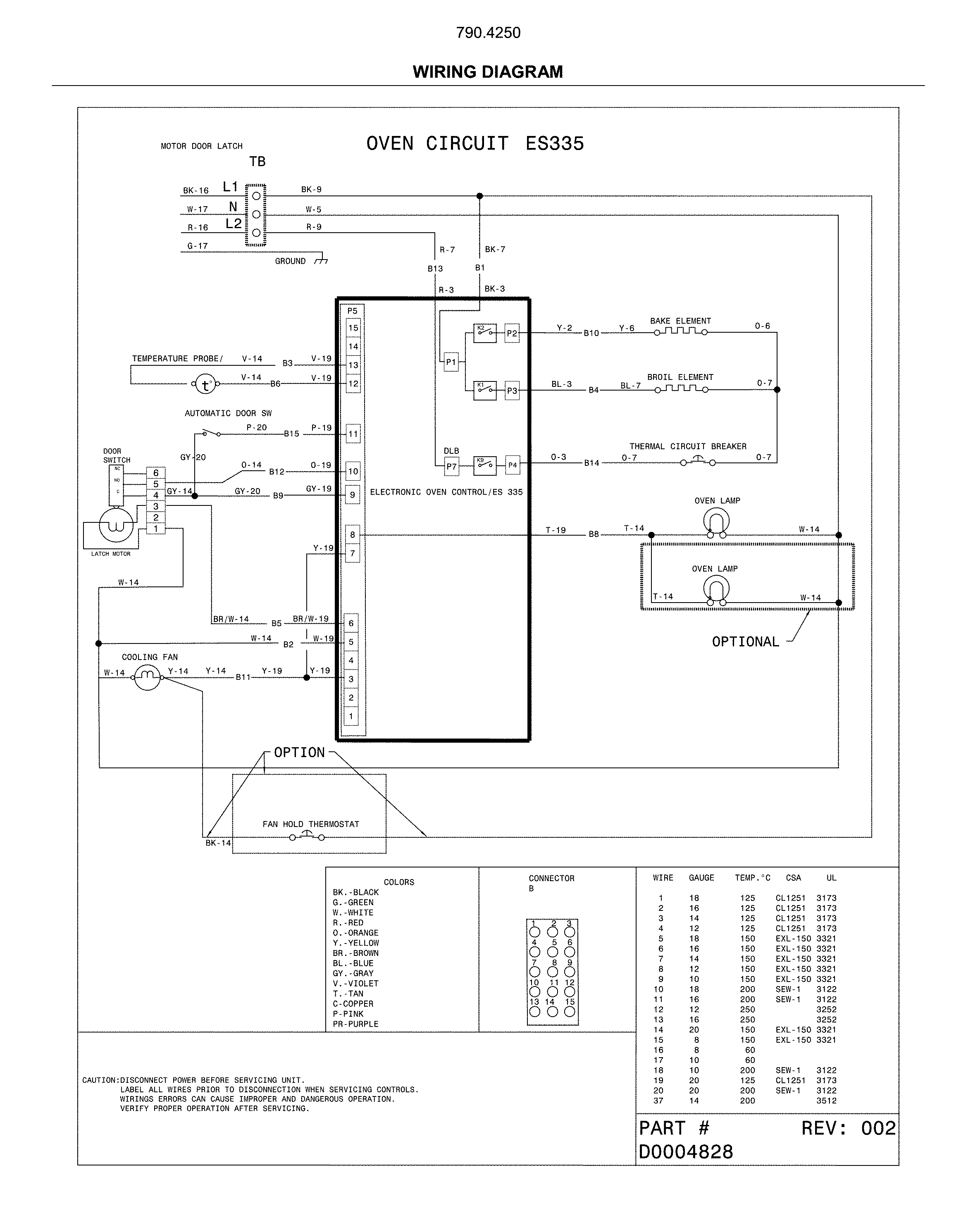 Kenmore 79042509315 wiring diagram diagram
