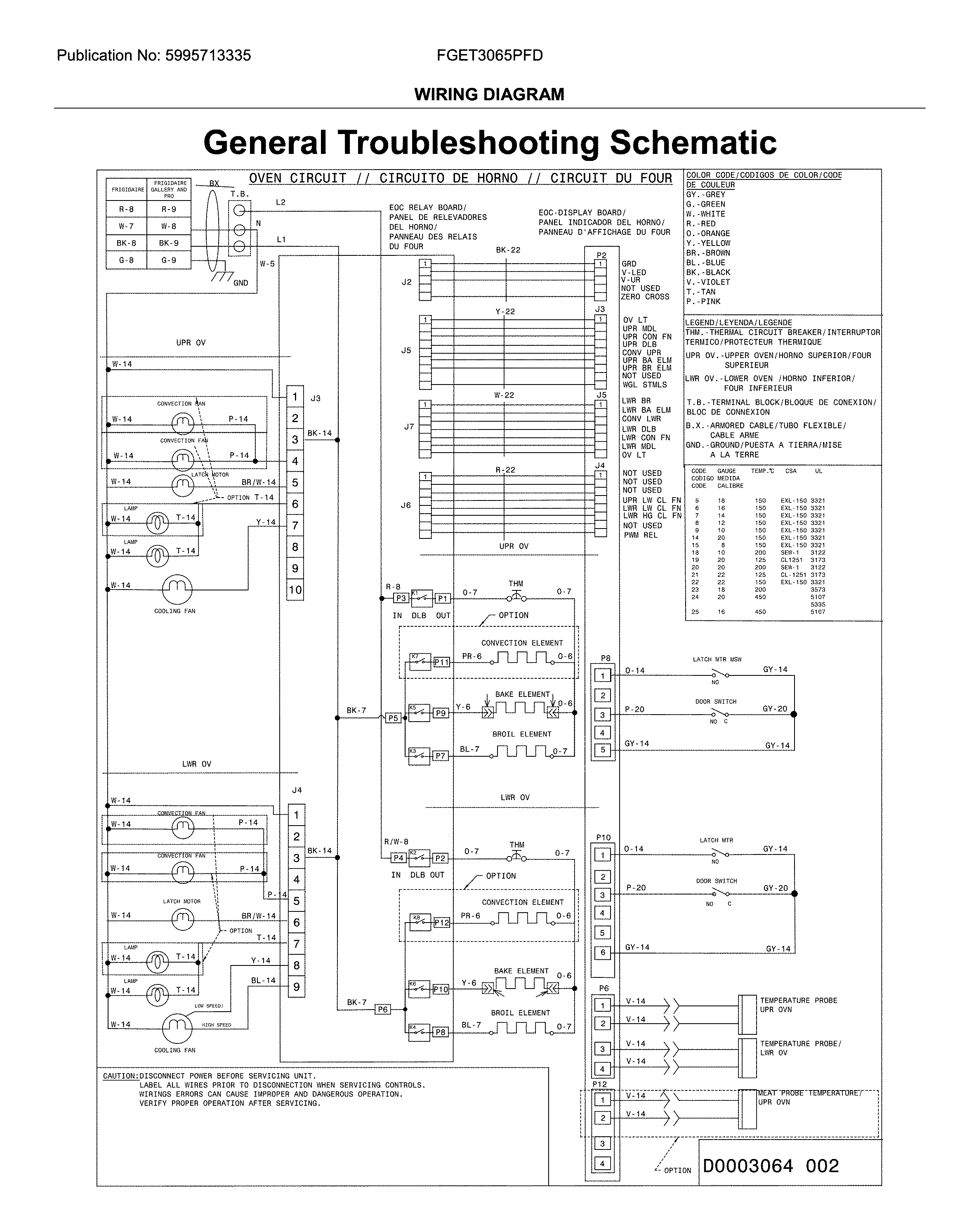 Frigidaire FGET3065PFD wiring diagram diagram