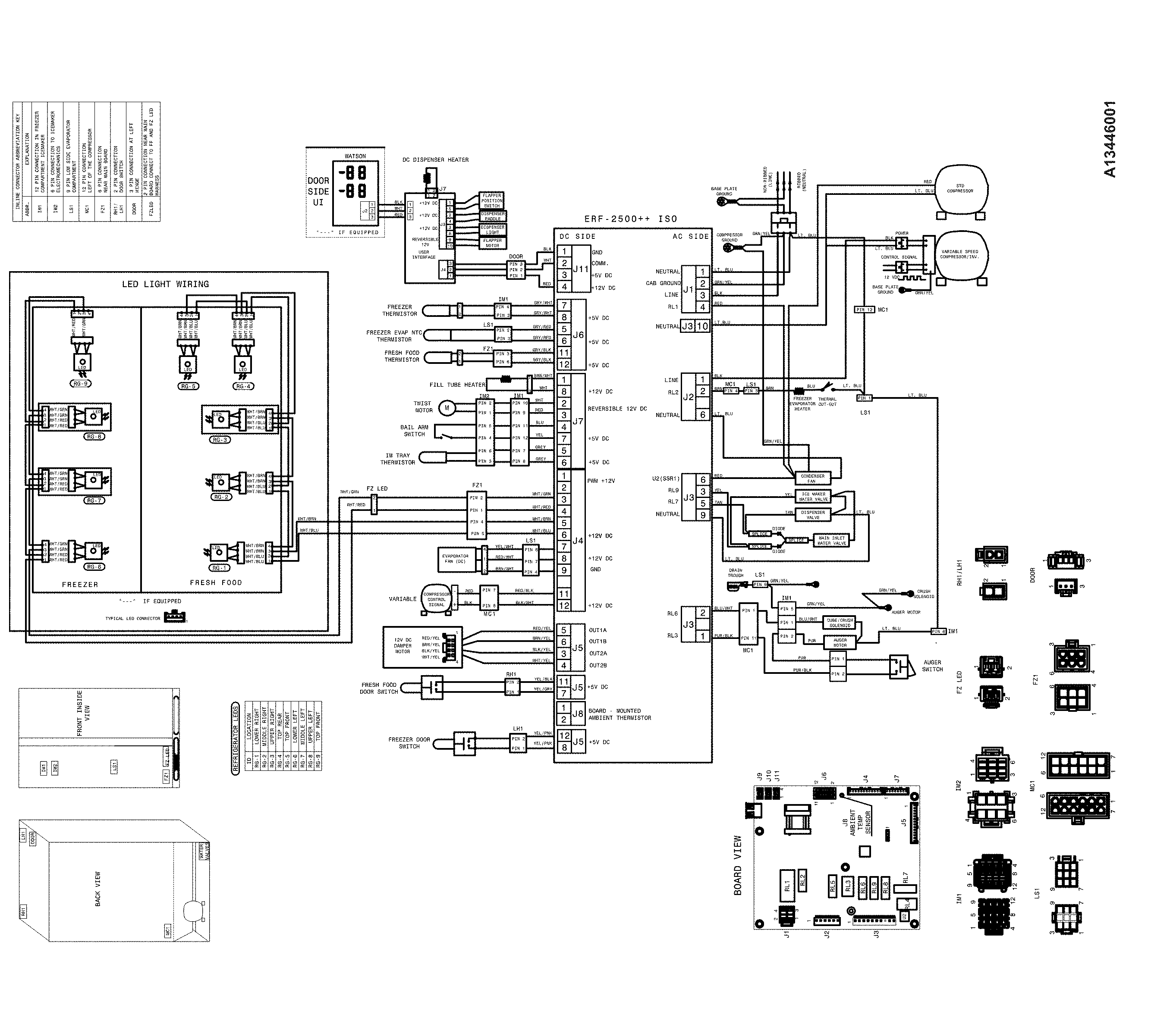 Frigidaire LFSC2324VF0 wiring diagram diagram