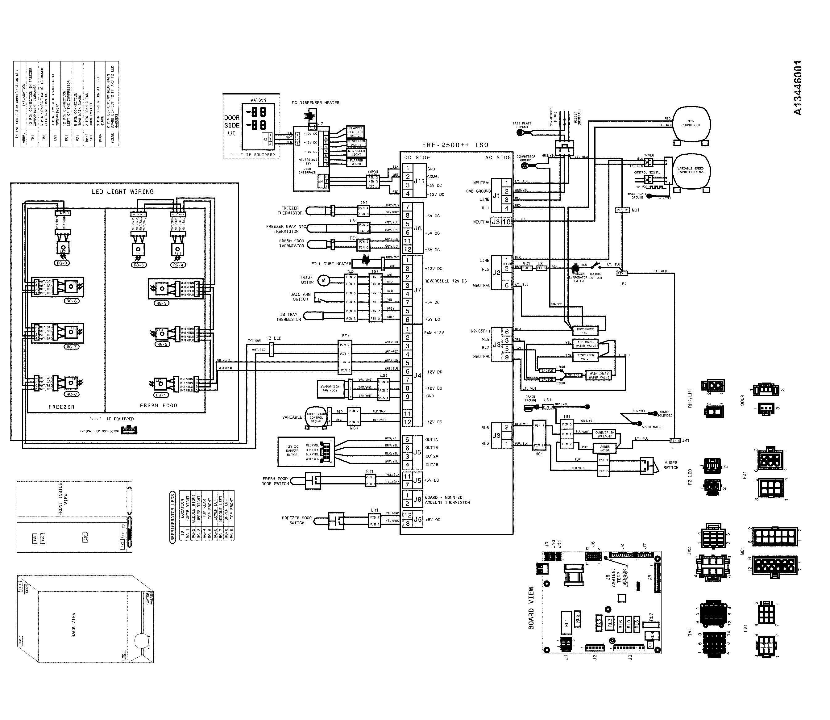 Frigidaire LFSC2324VF1 wiring diagram diagram