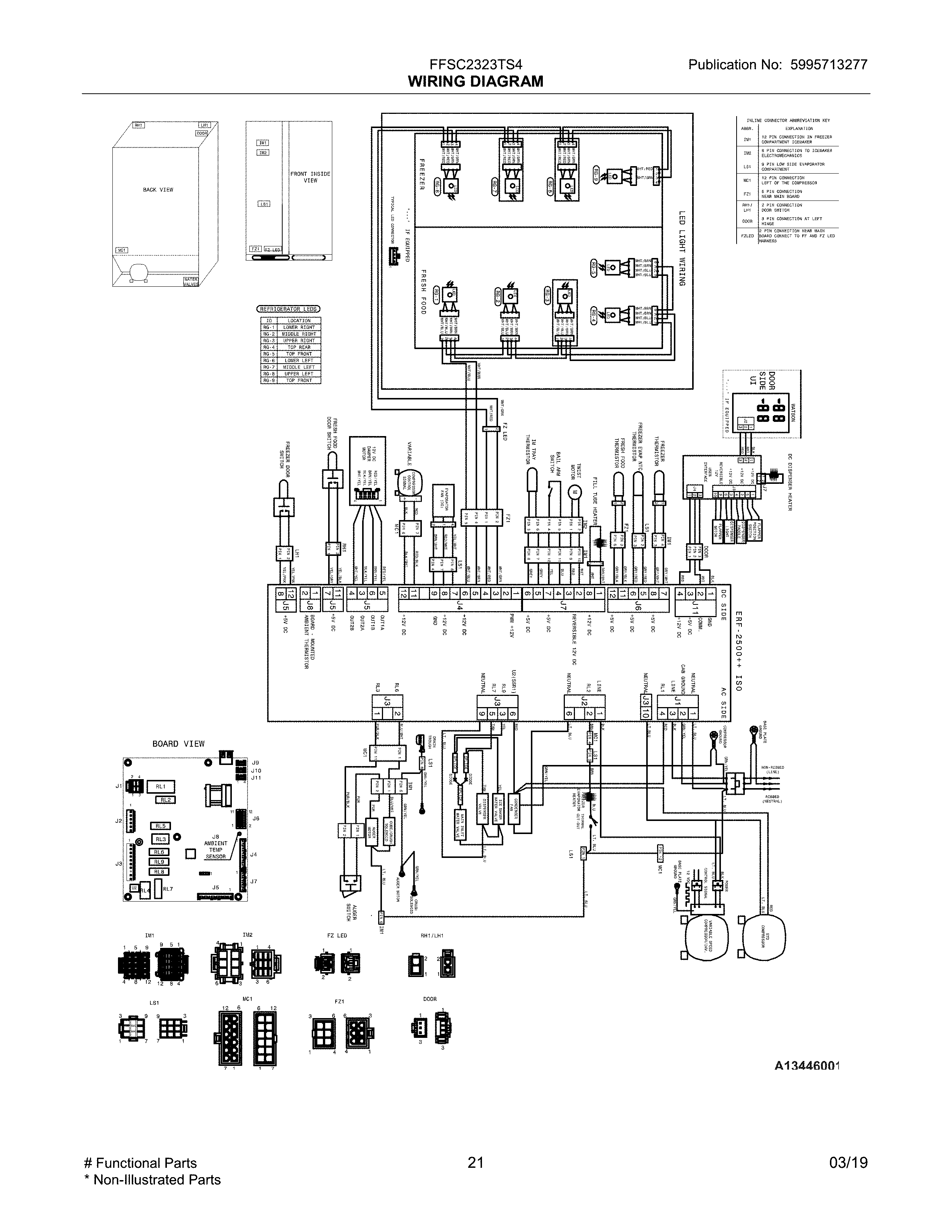 Frigidaire FFSC2323TS4 wiring diagram diagram