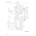 Frigidaire FFTR1821TS5 doors diagram