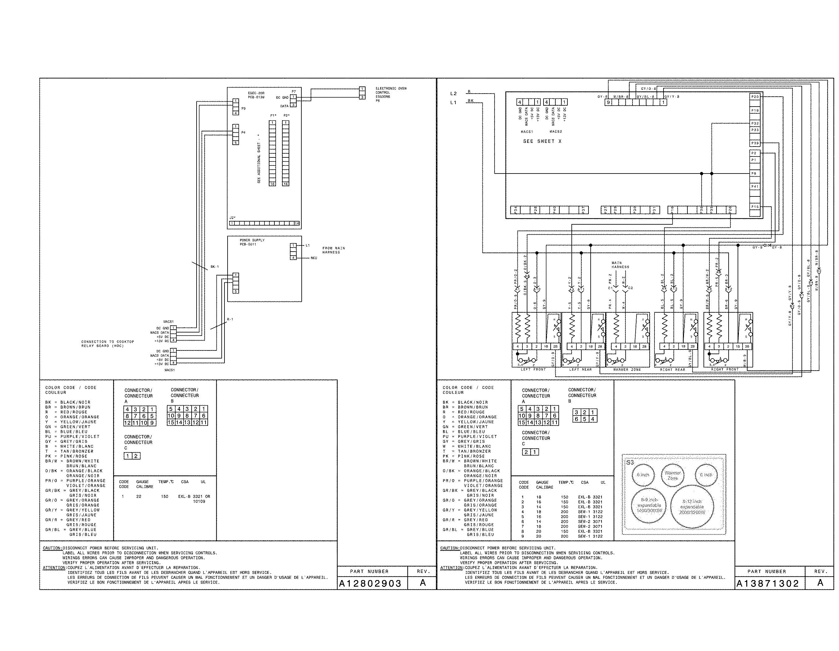 Frigidaire FGES3065PFP wiring diagram diagram